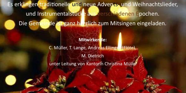 plakat Adventsmusik 2025 Gröditz